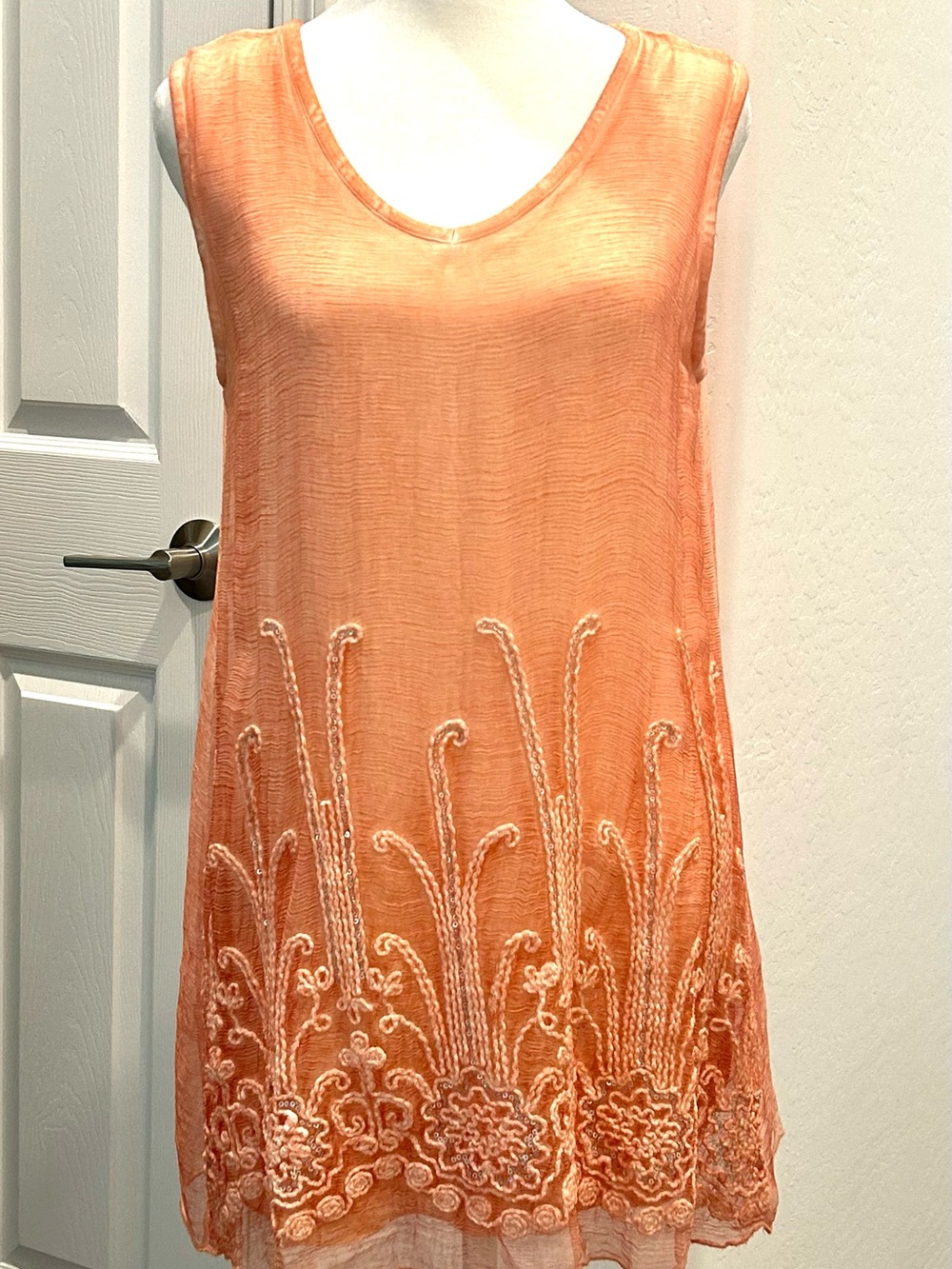 Soft Surroundings Peach Top